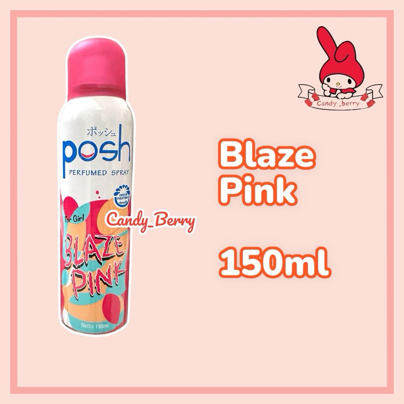 Posh Parfum Perfumed Body Spray Blaze Pink 150ml CandyBerry