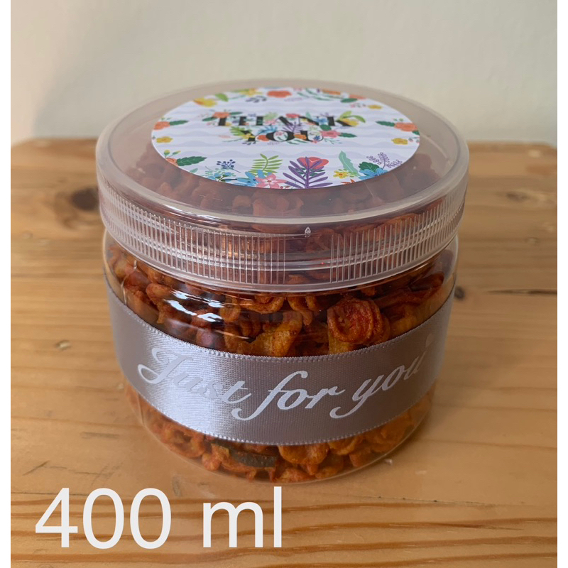 

Macaroni Spiral Pedas Gurih Snack Cemilan Hampers Cantik Hantaran Gifts Murah Menarik Enak Toples 400ml