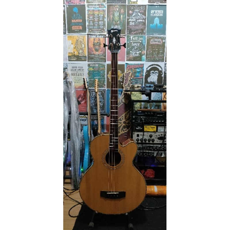 Bass Akustik Gibson Non Original Made In Local