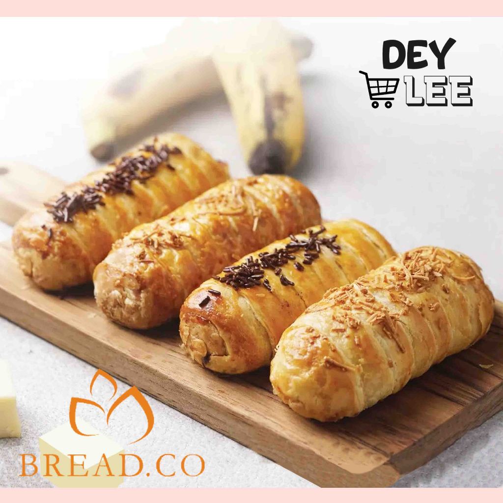 

BREADCO Bolen Lilit Pisang Coklat / Keju per 1 box isi 4 pcs Oleh-Oleh Khas Bandung