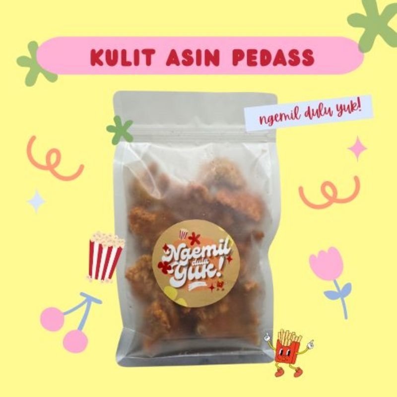 

Kerupuk Kulit Ayam Asin Pedas