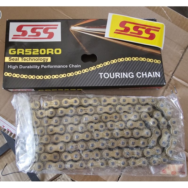 RANTAI Gold 520 HSBT RO SSS Racing RK TAKASAGO 520 KLO KRO ORING 110L /120L/124L/130L ORIGINAL