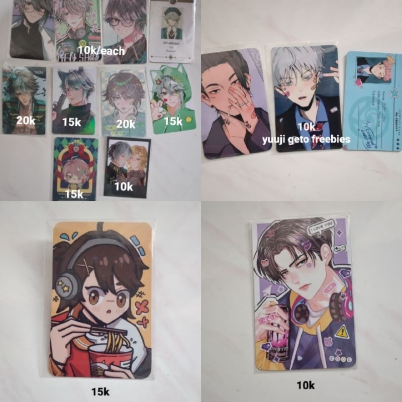pc photocard fanmerch genshin alhaitham haikaveh gaming aot levi jujutsu kaisen jjk gojo satoru
