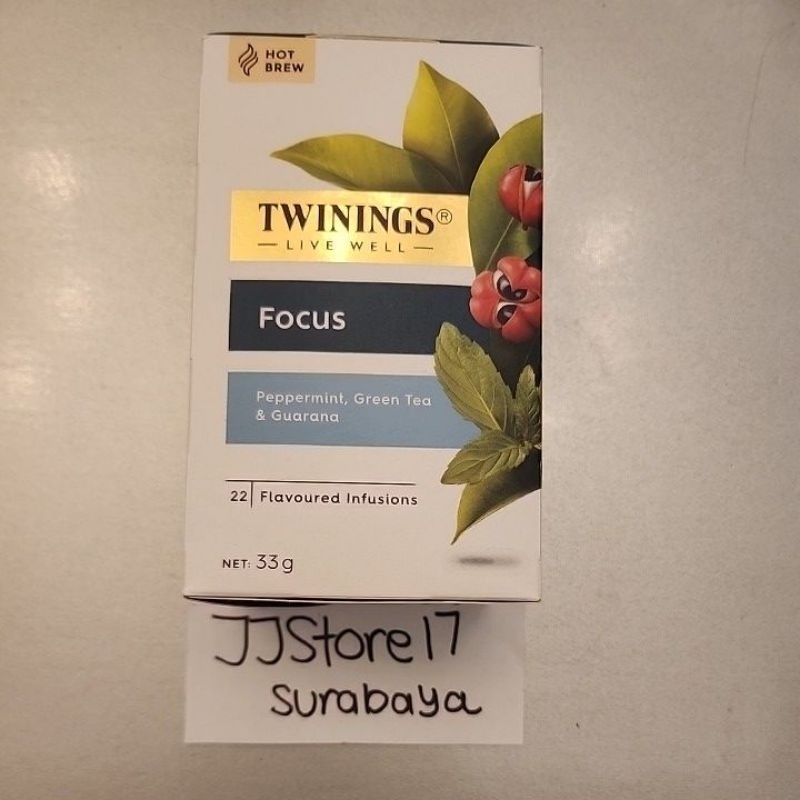 

twinnings focus isi 22 flavoured infusion