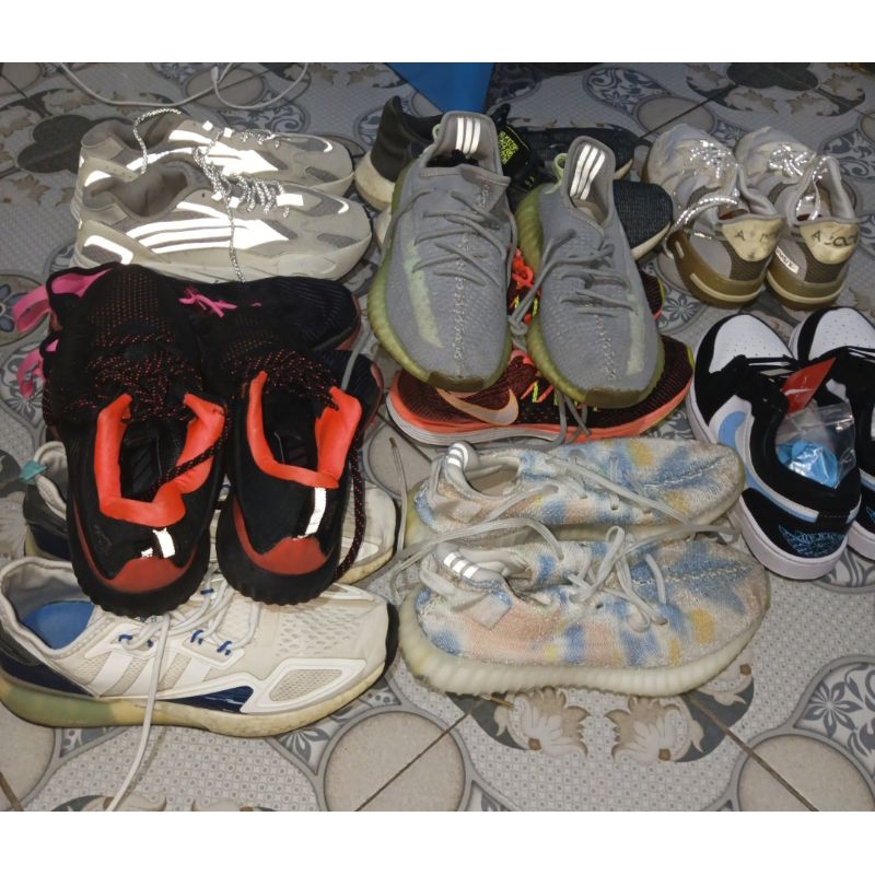 Paket 10 Sepatu Size 40+ Second bekas