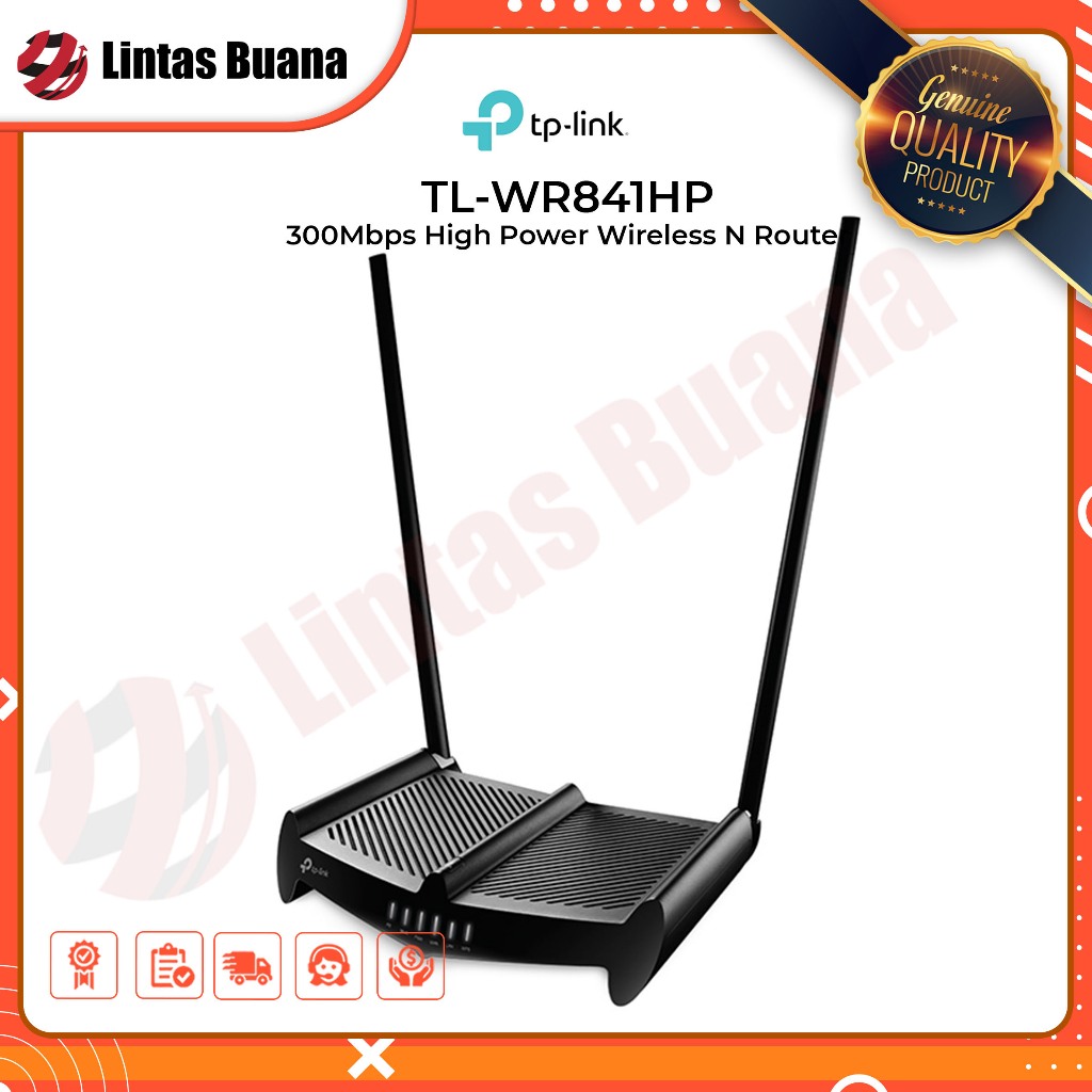 TP-LINK TL-WR841HP 300Mbps High Power Wireless N Router - TPLINK WR 841 HP