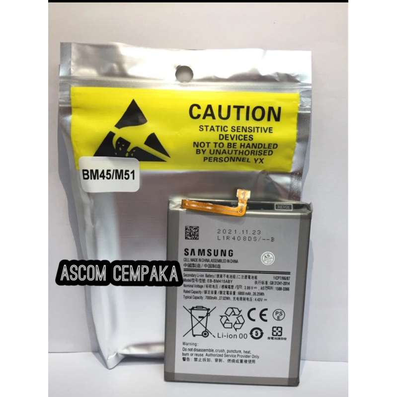 Baterai Samsung M51 / M62 BM45ABY original M51