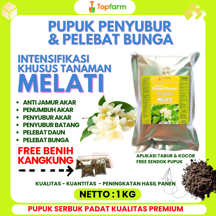 Pupuk Pelebat Bunga Melati / Pupuk Untuk Bunga Melati / Pupuk Penyubur Bunga Melati / Pupuk Bunga Me
