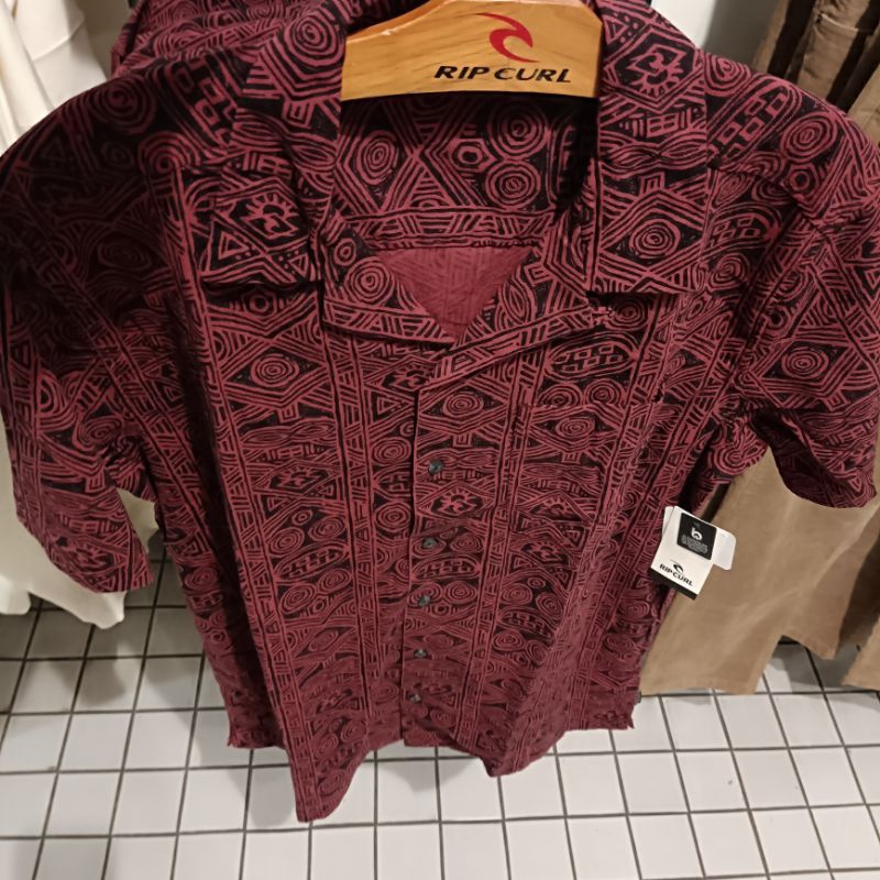 Kemeja pria Ripcurl Rock apple butter