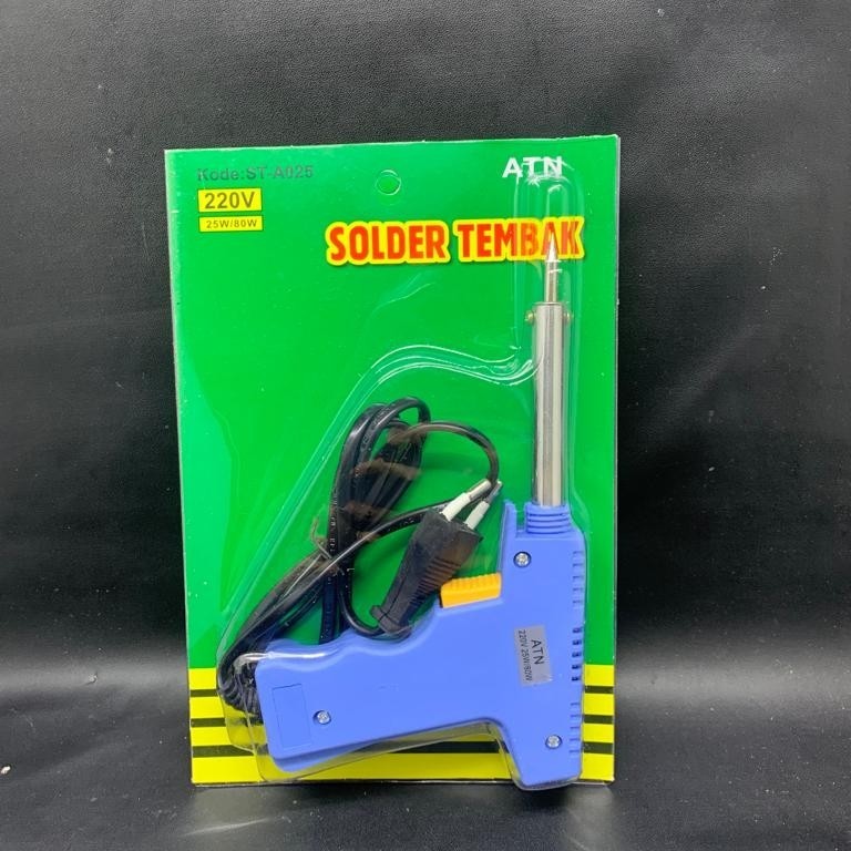 SOLDER TEMBAK 80watt ATN ST-A025 / Solder Gun 80W Solder Pistol Listrik 80W Atn