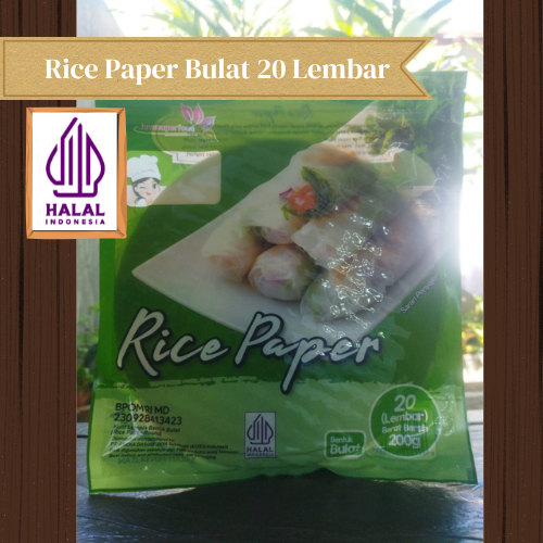 

JAVA SUPER FOOD Rice Paper Bulat 20 Lembar / Halal / Kulit Lumpia