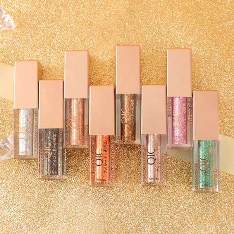 QIC Eyeshadow Glitter, liquid glitter, eyeshadow glitter