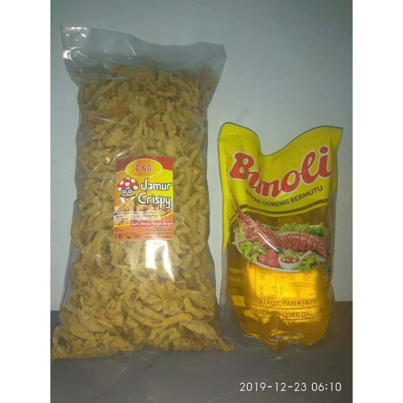 

Keripik Jamur, Jamur Crispy 500gr