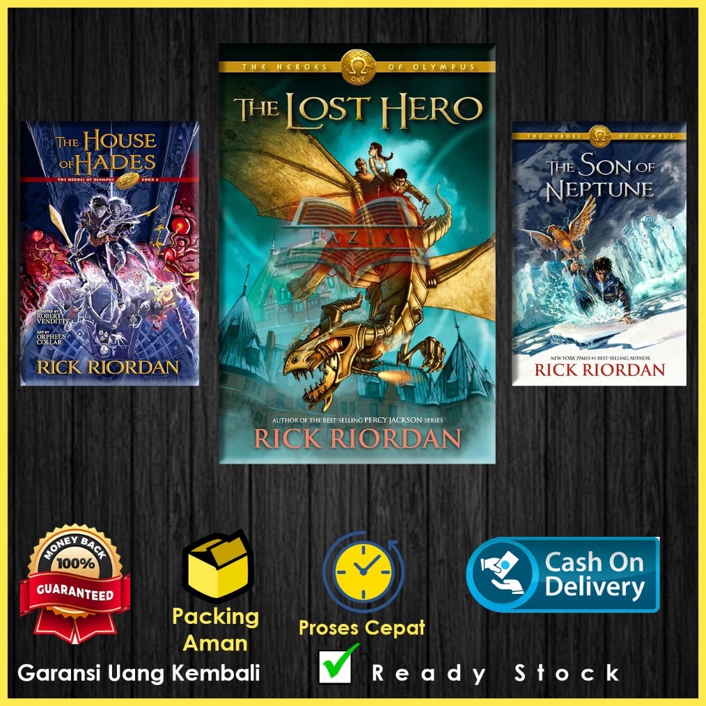 PROMO MENARIK The Lost Hero  The Son of Neptune  Heroes of Olympus  The House of Hades  The Blood of