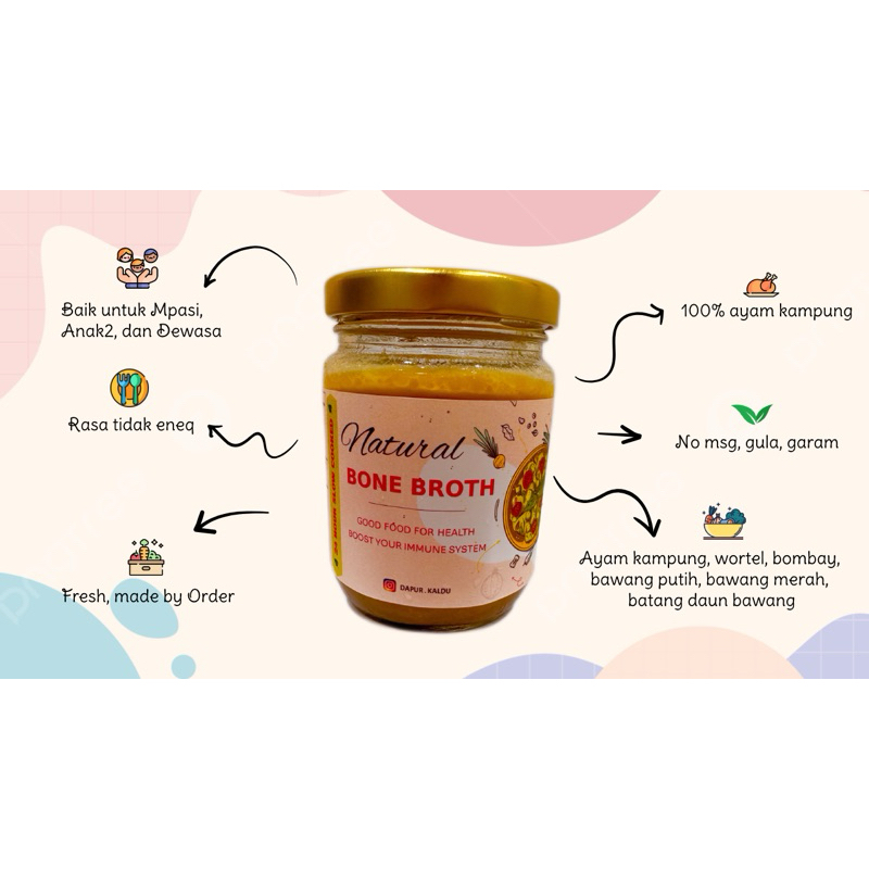 

Chicken Bone Broth / Kaldu Ayam Kampung