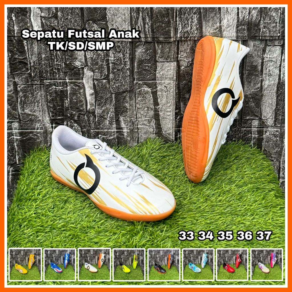 Sepatu Futsal Anak TK SD SMP Ortus Ukuran 33 34 35 36 37 Sepatu futsal Anak SD SMP Ortus Kekinian Se
