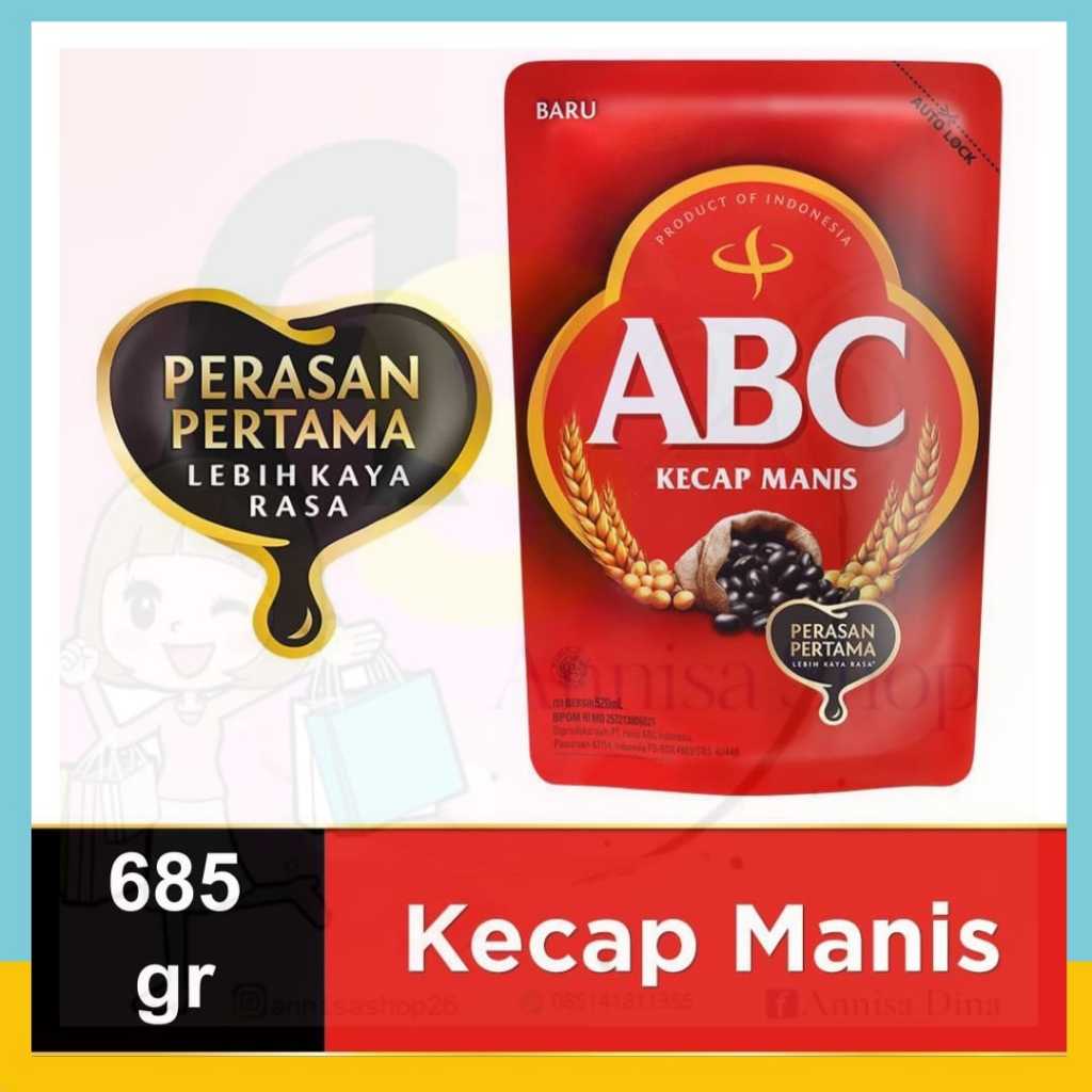 

Kecap ABC manis refill 685 gr