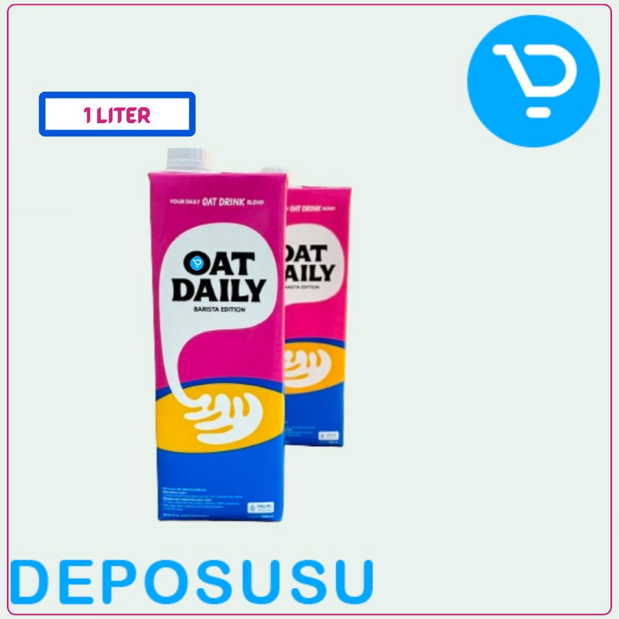

Oat Milk Oat Daily Barista Edition Oatdaily Susu Oat 1L & 250ml