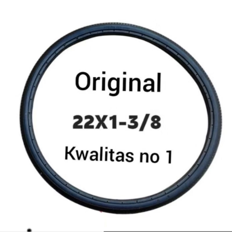 ban mati kursi roda 22 inch hitam sepasang