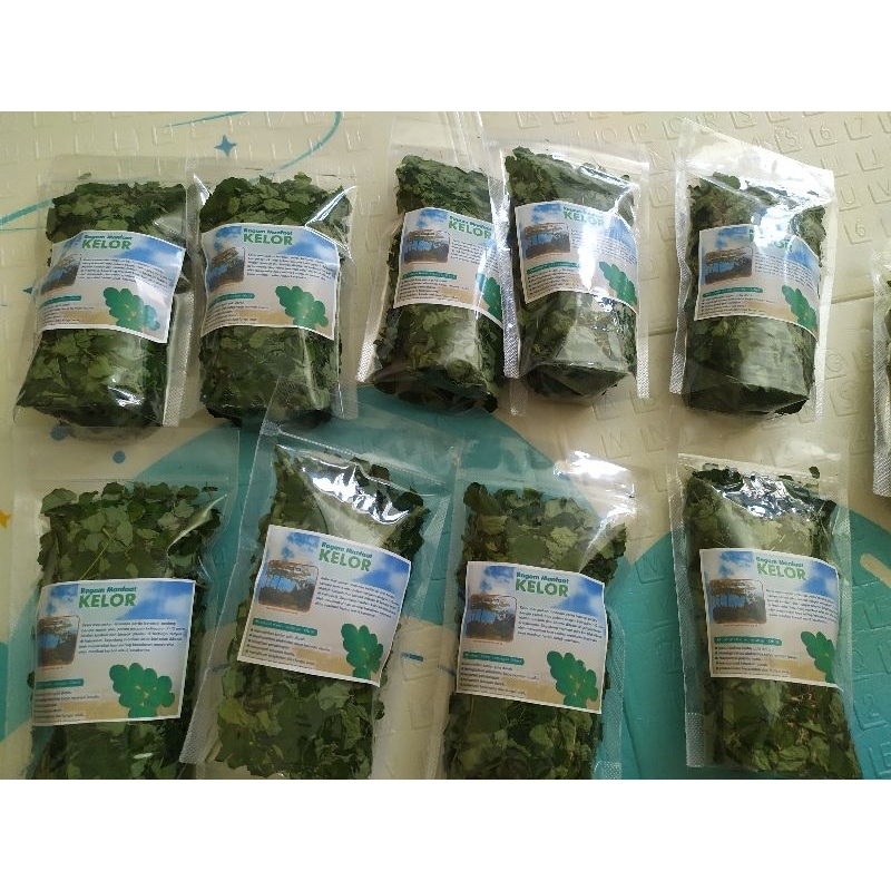 

teh daun kelor kering