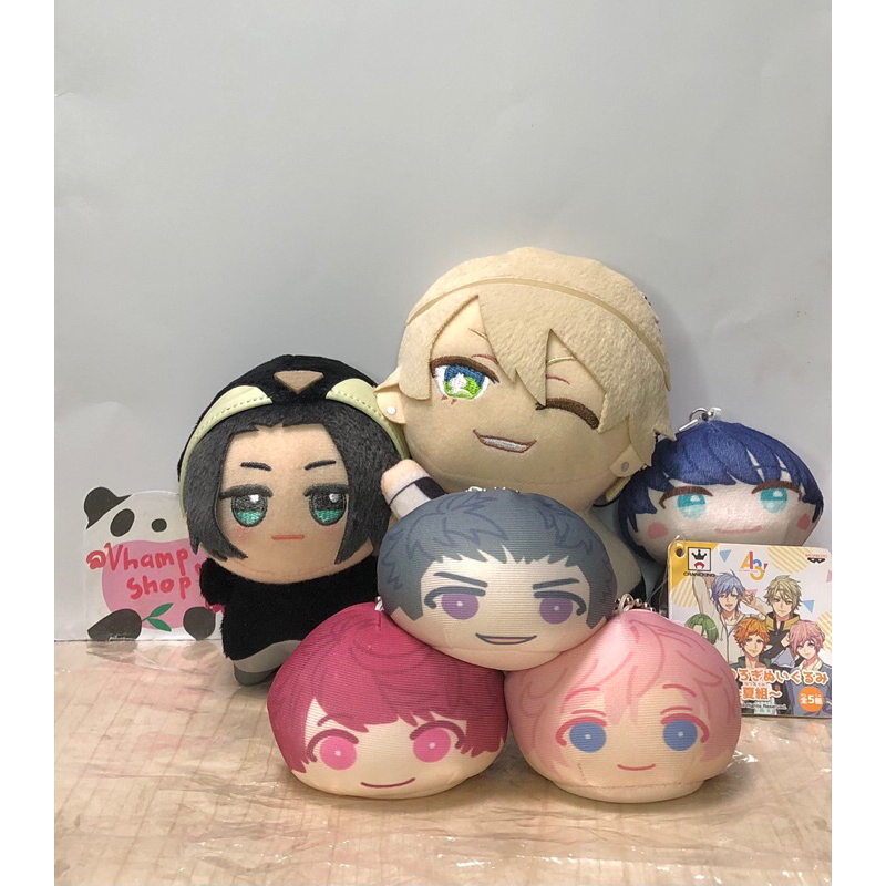 A3 Chibigurumi Animal Izumi, Nesoberi Kazunari, Omanjuu Saki Sakuma Takato Tsumugi Plush Banpresto o