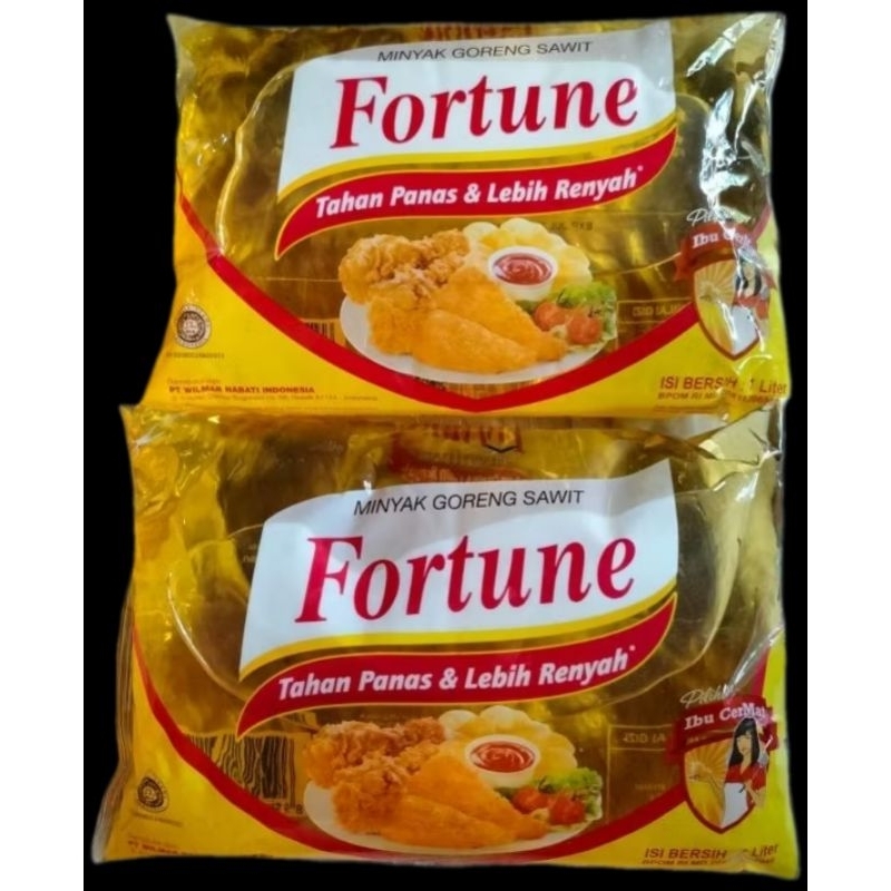 

Minyak Goreng Fortune Bantal 1L