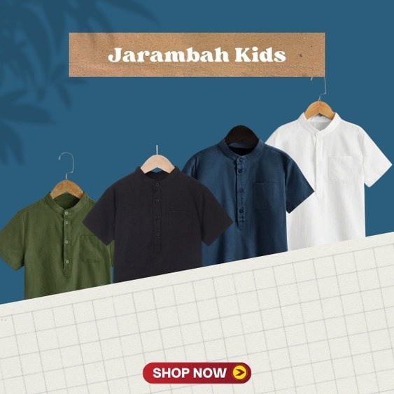 Kemeja Koko Kurta Anak Kemeja Anak Laki Laki Lengan Pendek Polos Kasual Umur 3-12 Tahun Baju Kemeja 