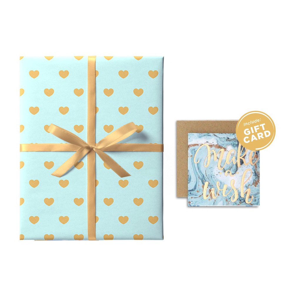 

CUCI GUDANG Paket Kertas Kado Kartu Harvest Gift Set Sweet Heart 2