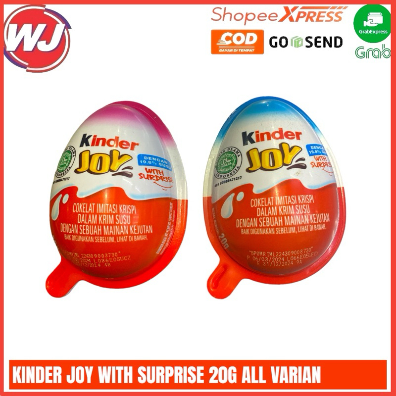 KINDER JOY WITH SURPRISE 20G