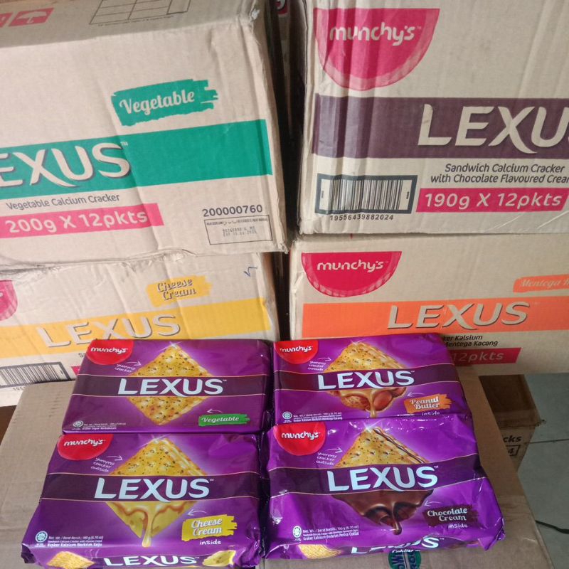 

Cracker LEXUS Munchys semua variant 1 dus