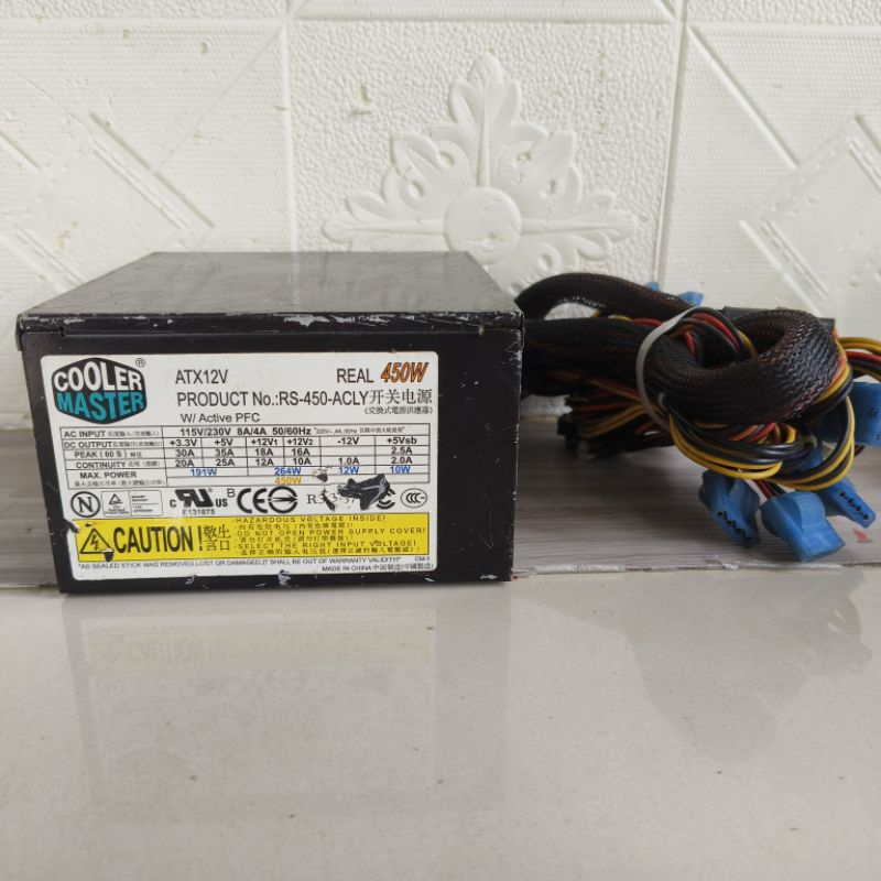 PSU GAMING COOLER MASTER 450W PURE