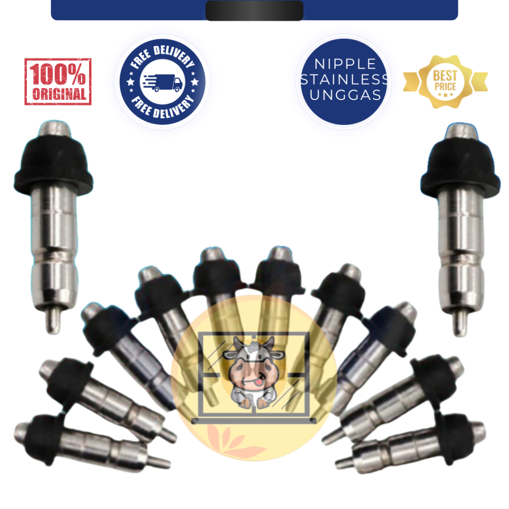 NIPPLE STAINLES NIPLE NEPEL NEPEL STAINLES Nipel Ayam STAINLES Nipel Puyuh Drinker Tempat Minum Ayam
