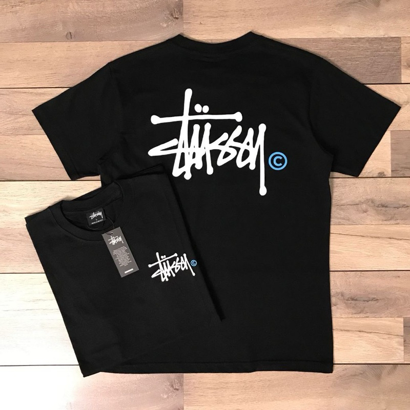 T-SHIRT STUSSY COPYRIGHT BLACK PREMIUM DISTRO