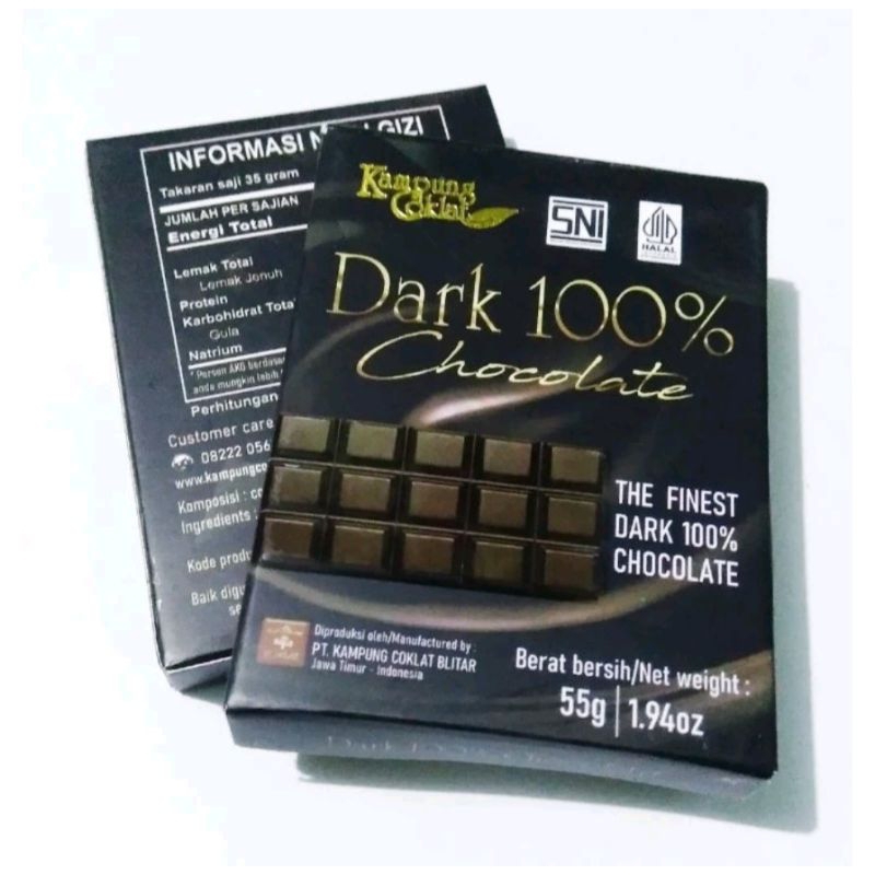 

Coklat Diet Dark Chocolate 100% sugar free KC Blitar 55gr