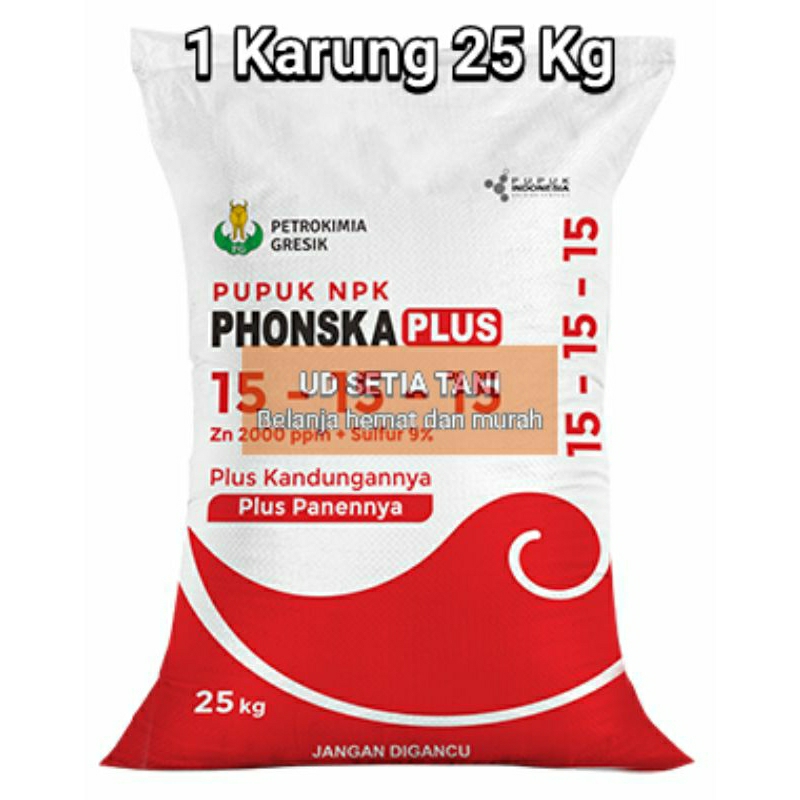 [COD]Pupuk tabur/Kocor Npk/Phoska 15-15-15 [Netto 25kg]
