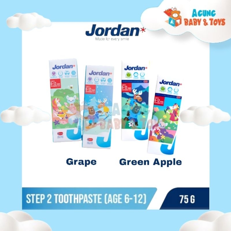 Jordan toothpaste step 2 6-12 tahun