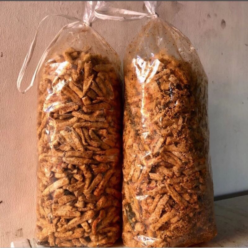 

BASRENG DAUN JERUK PEDAS 1 kg / 1.000 gr RENYAH NAGIH