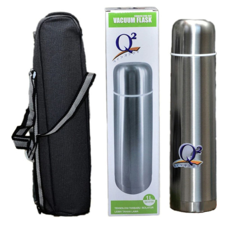 BIYOO MART Q2 6035 THERMOS STAINLESS STEEL THERMOS STAINLESS STEEL STAINLESS STEEL THERMOS Q2 6035