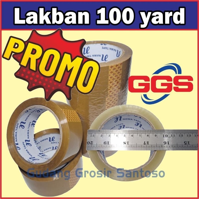 

Lakban Bening/Coklat 48x100Yard (6pcs)