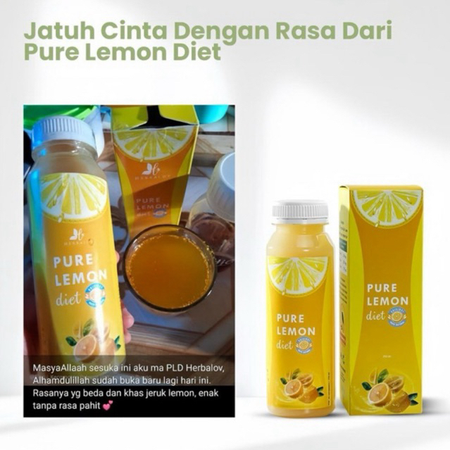 

MAR PURE LEMON DIET by Herbalov / Jus Lemon - Sari Lemon - Air Lemon Murni Asli 100% Orinal Tanpa