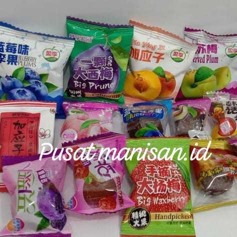 

Manisan buah plum aneka plum segar rasa asam manis mix plum fruits 500gram-MURAH