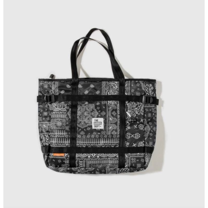 The Goods Dept Paisley Over-P Tote Bag Black