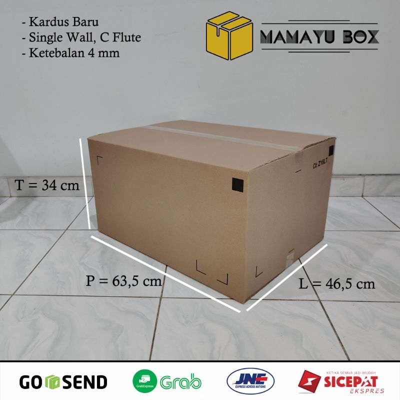 

Kardus Packing Baru _ Ukuran 63,5 x 46,5 x 34 cm _ Anasis_Box