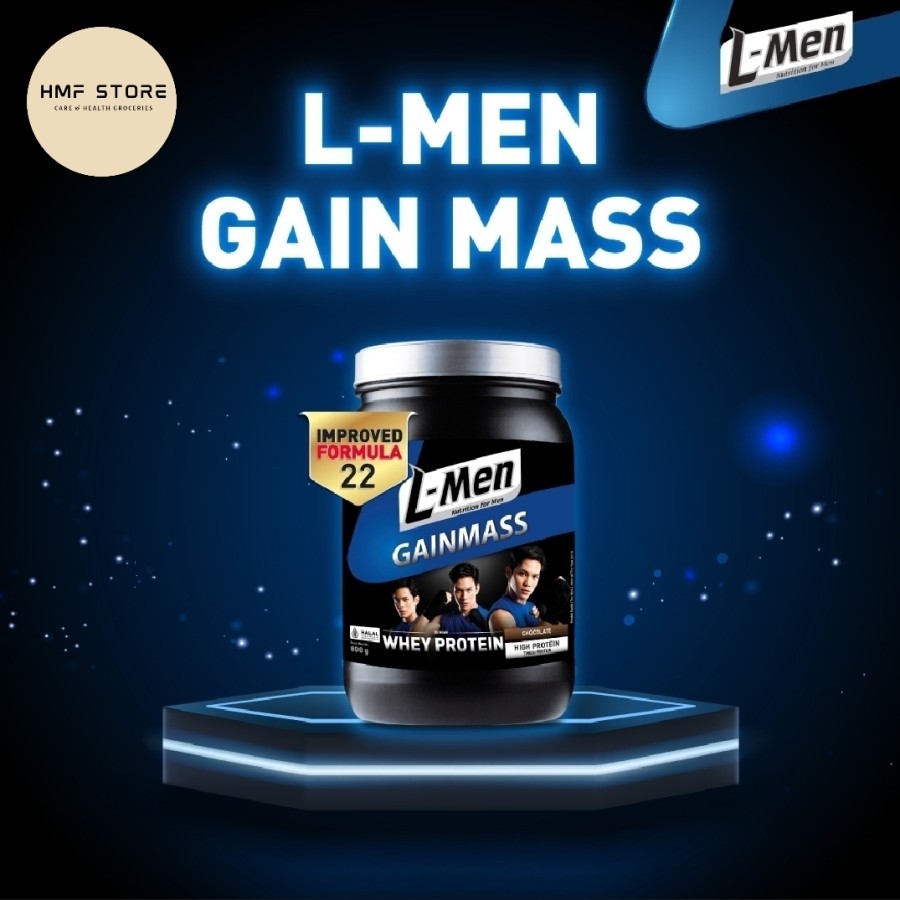 L-men gain mass 800gr susu penambah masa otot lmen gainmass