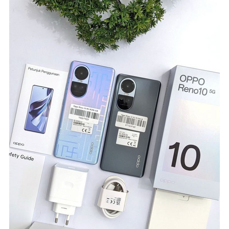 Oppo Reno 10 5G 8/256GB Garansi Resmi Fullset Original