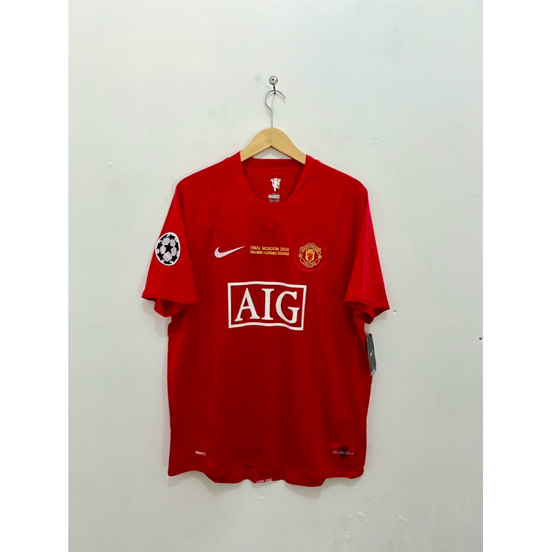 Jersey Retro Rare Manchester United Home 2007 2008 RONALDO 7