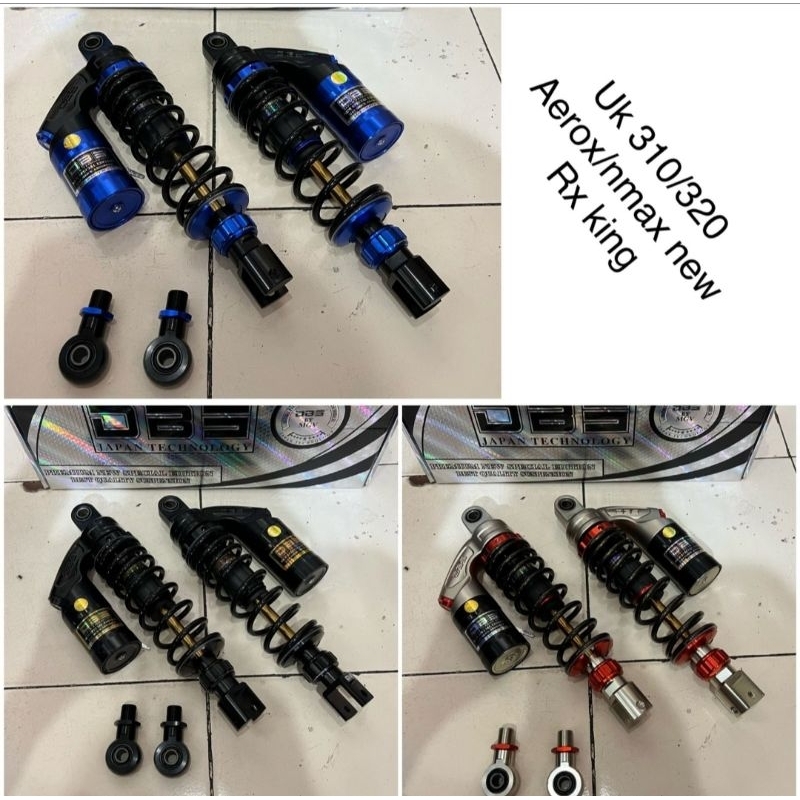 SHOCK BREAKER DBS 728 BELAKANG TABUNG ATAS AEROX/NEW NMAX/BEBEK RX KING UK 310MM