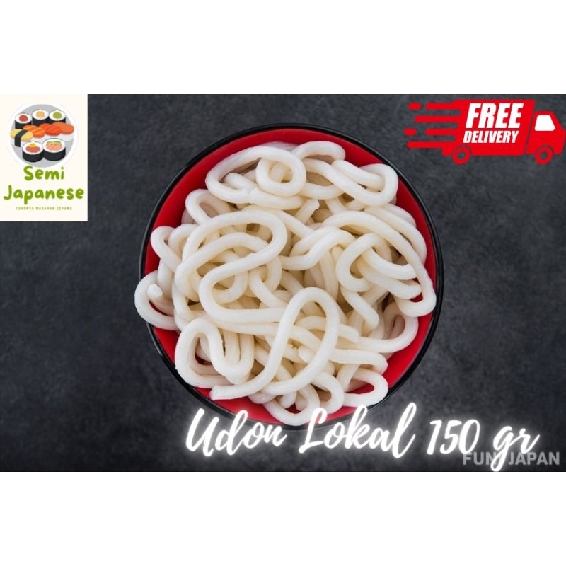 

Udon Lokal 150 gr isi 10 pcs per pack | kenyal - fresh - tebal