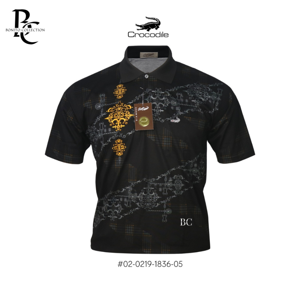 Kaos Kerah / Kaos Polo Pria Crocodile Diamond / Platinum Katun HALUS 1836 Lengan Pendek