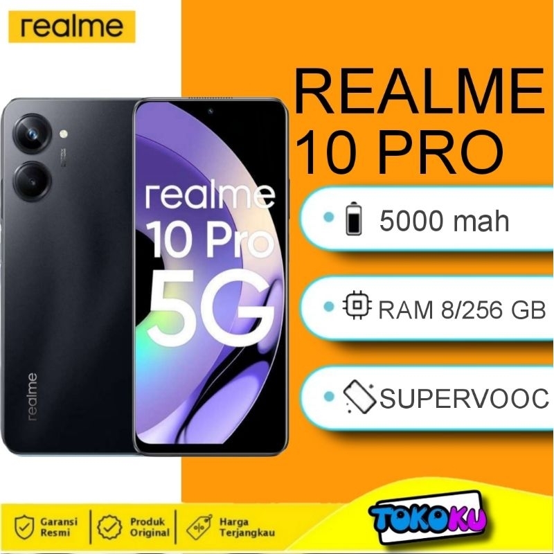 REALME 10 PRO PLUS RAM 12/256 - 8/256 - 8/128 GB - GARANSI RESMI INDONESIA